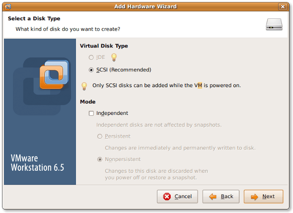Vmware Wizard Disk Fig.04:Vmware Wizard Disk